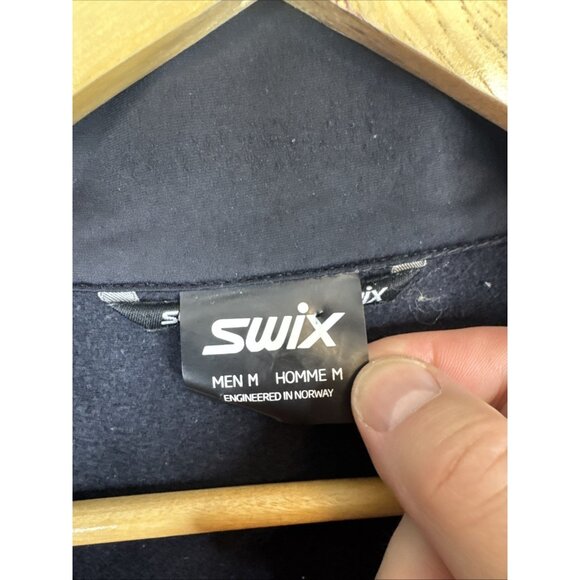 Swix Hydra-Vent Men’s M Red Black Running Training Softshell Jacket Zip Pockets - Picture 6 of 8